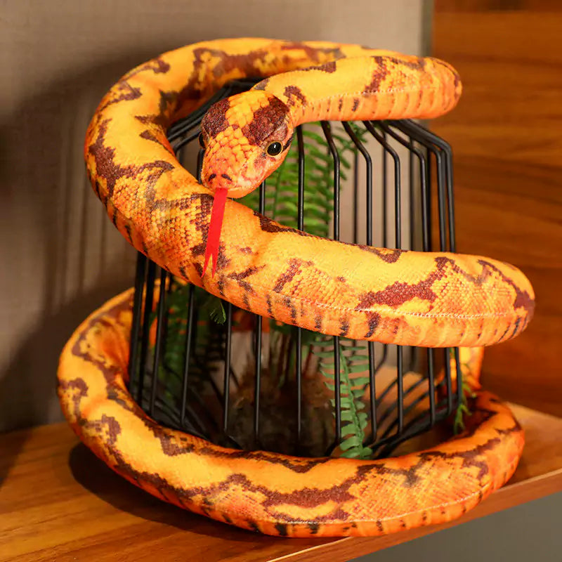 Python-Schlangen-Plüschtier, lustiges Geschenk für Freunde