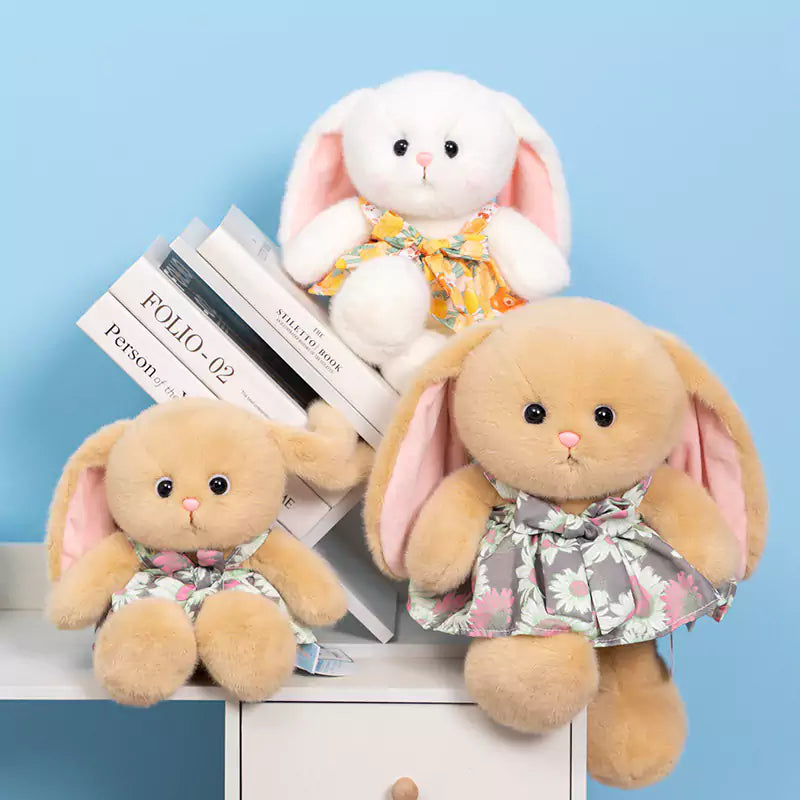 Kaninchen im Rock Plüschtier Geburtstagsgeschenk für Kinder