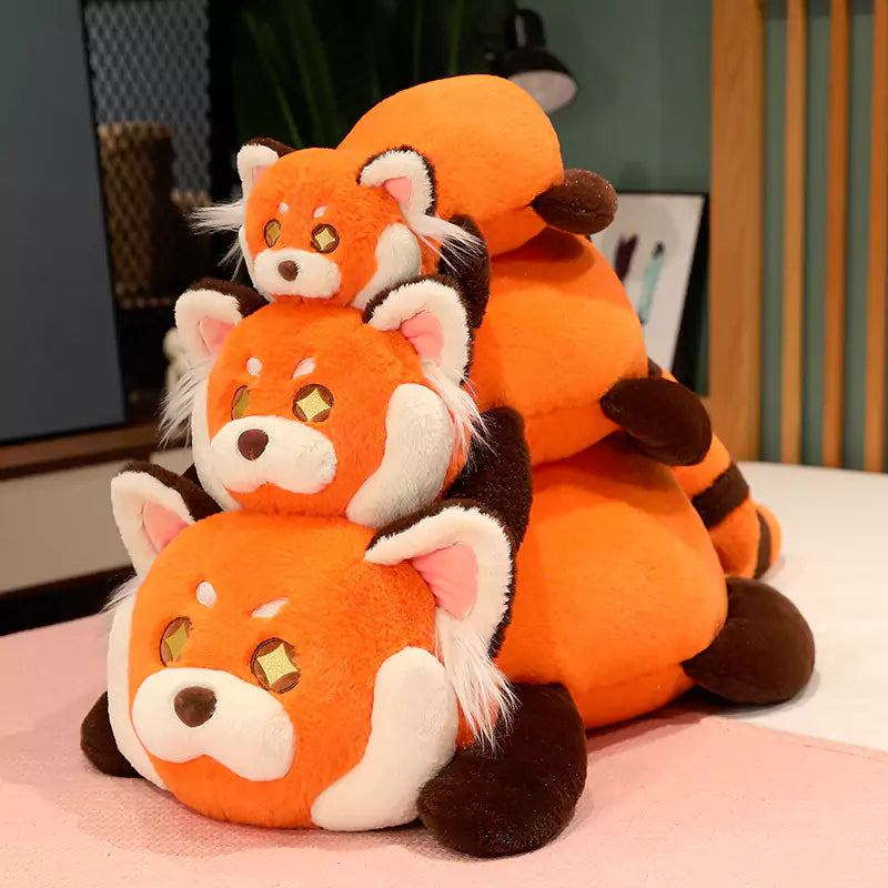 Dookilive Nachahmung eines süßen kleinen Pandas, Stofftierpuppe, Geburtstagsgeschenk für Kinder