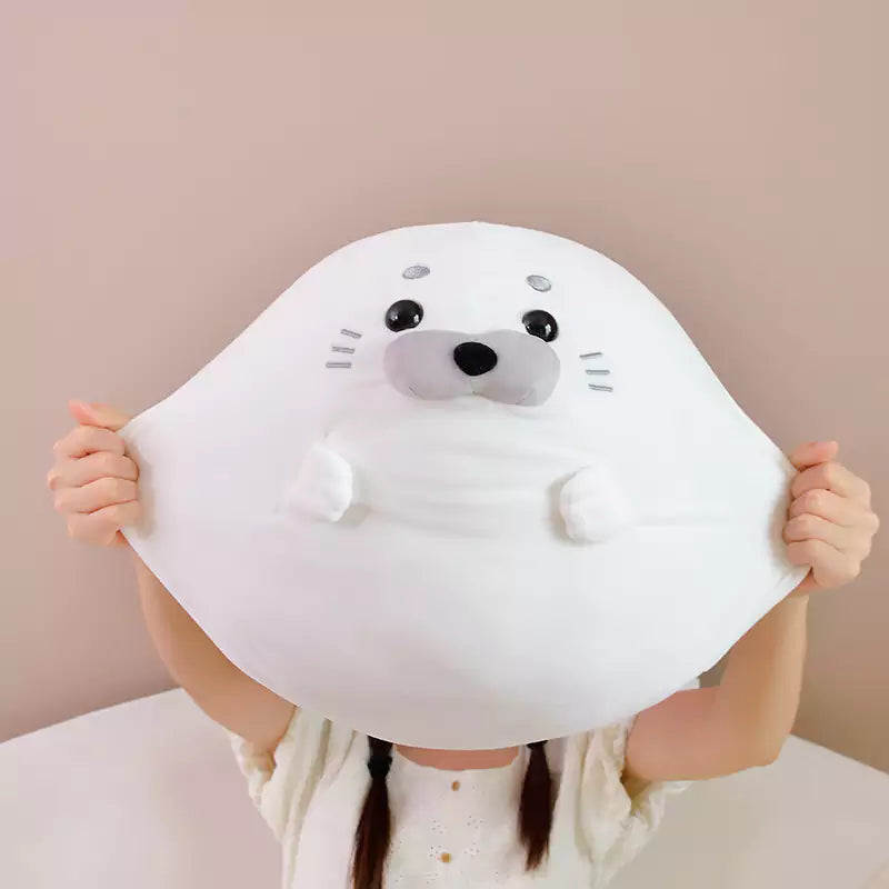 Seal Plush Stuffed Animal Round Rolling Fabric Soft and Comfortable Birthday Gift for Kids