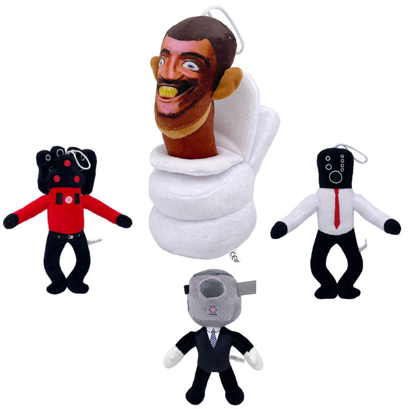 Dookilive Neue Ski-Bidi-Plüsch-Toilette, lustiges Spielzeug, Geschenke für Freunde