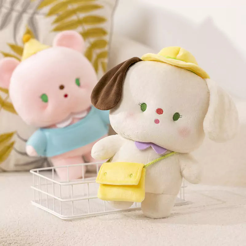 Kleines Kaninchen-Plüschtier, süßes Kindergeburtstagsgeschenk