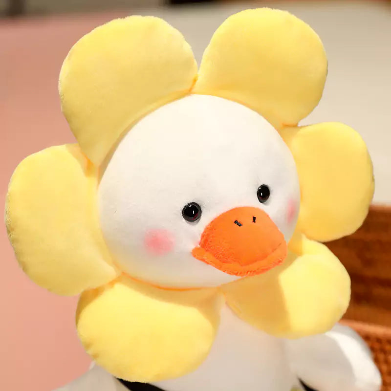 Plush stuffed Animal Big White Goose with Novel and Diverse Shape as a Birthday Gift for Children Dookilive