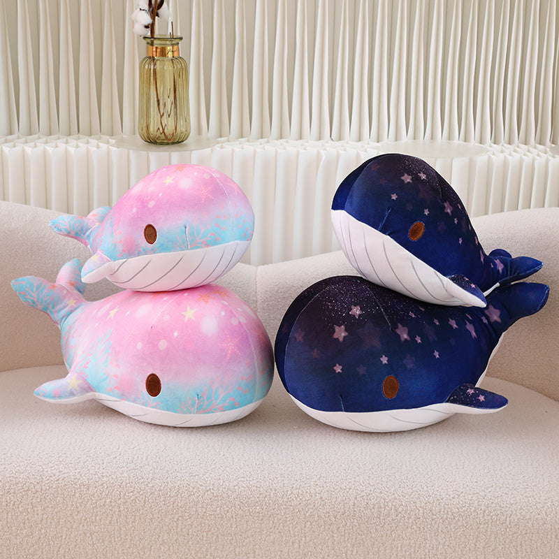 Whale Plush Toy Starry Sky Pattern Gift for Friends