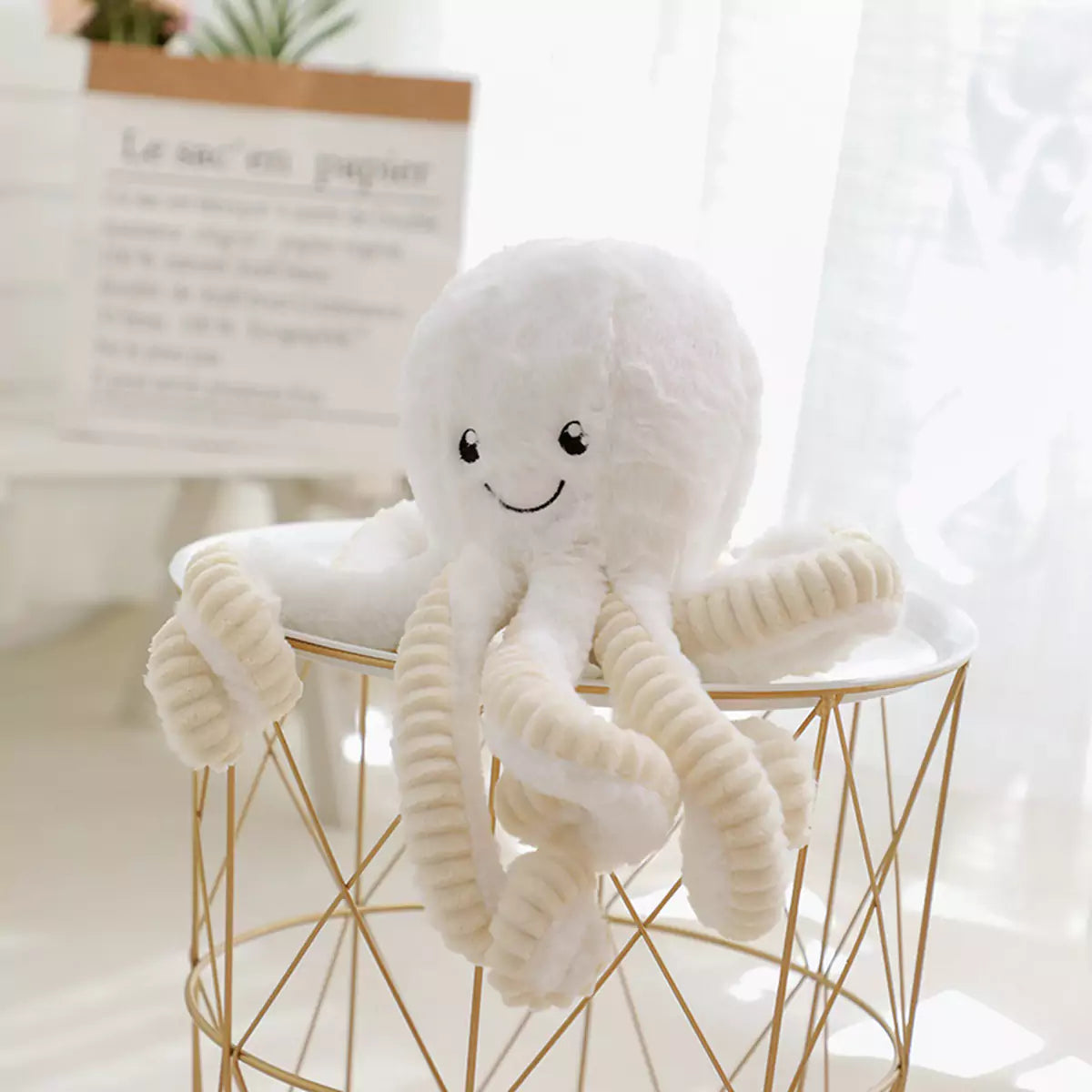 Oktopus-Plüschtier, großes Geburtstagsgeschenk für Freunde