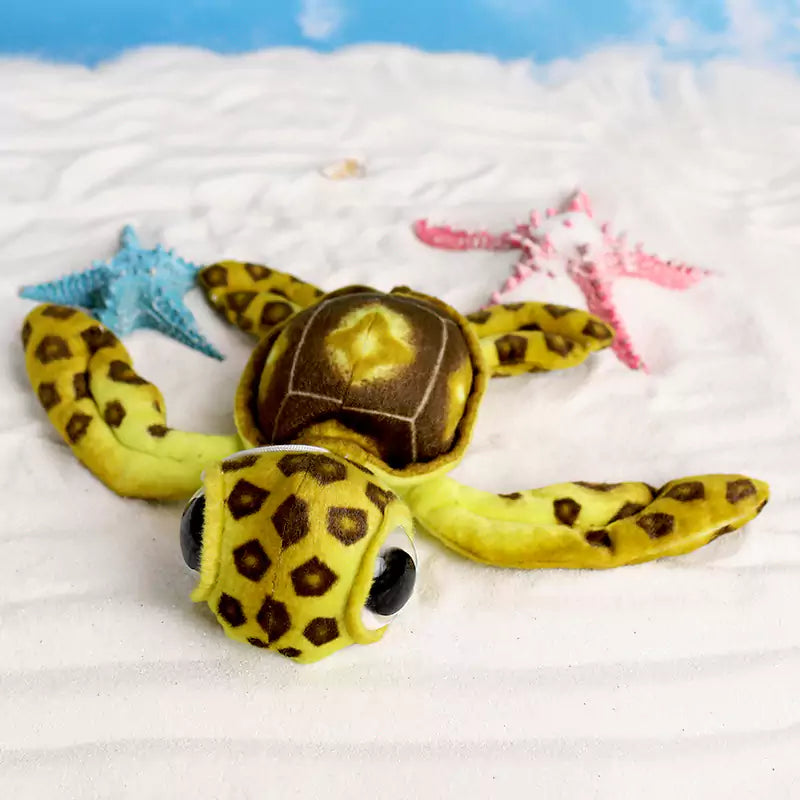 Dookilive imitación tortuga linda muñeca de relleno regalo de cumpleaños para niños
