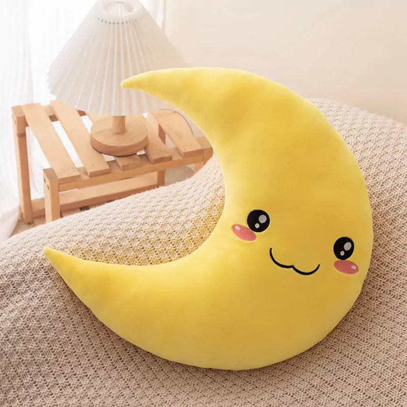 Moon Home Pillow Plush Stuffed Sofa Cushion Floor Cushion Soft and Comfortable Dookilive