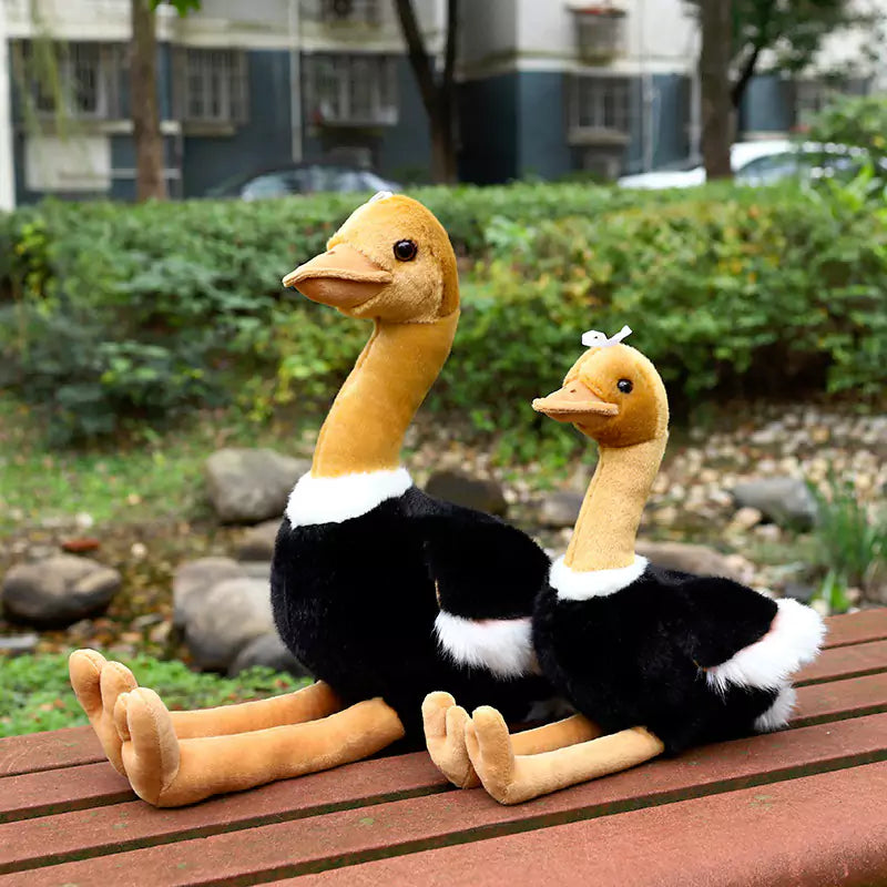 Juguetes de peluche de avestruz Dookilive