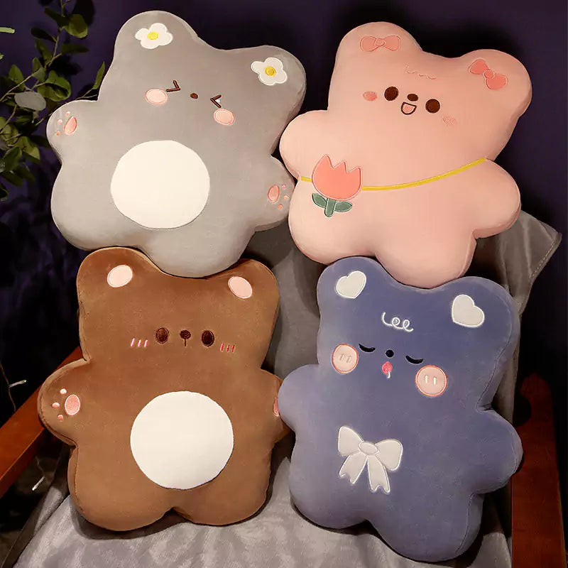 Dookilive Kawaii Biscuit Bear Pillow