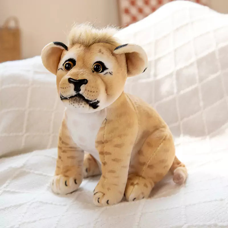 Dookilive Imitación León lindo Juguete de peluche Regalo de cumpleaños para niños