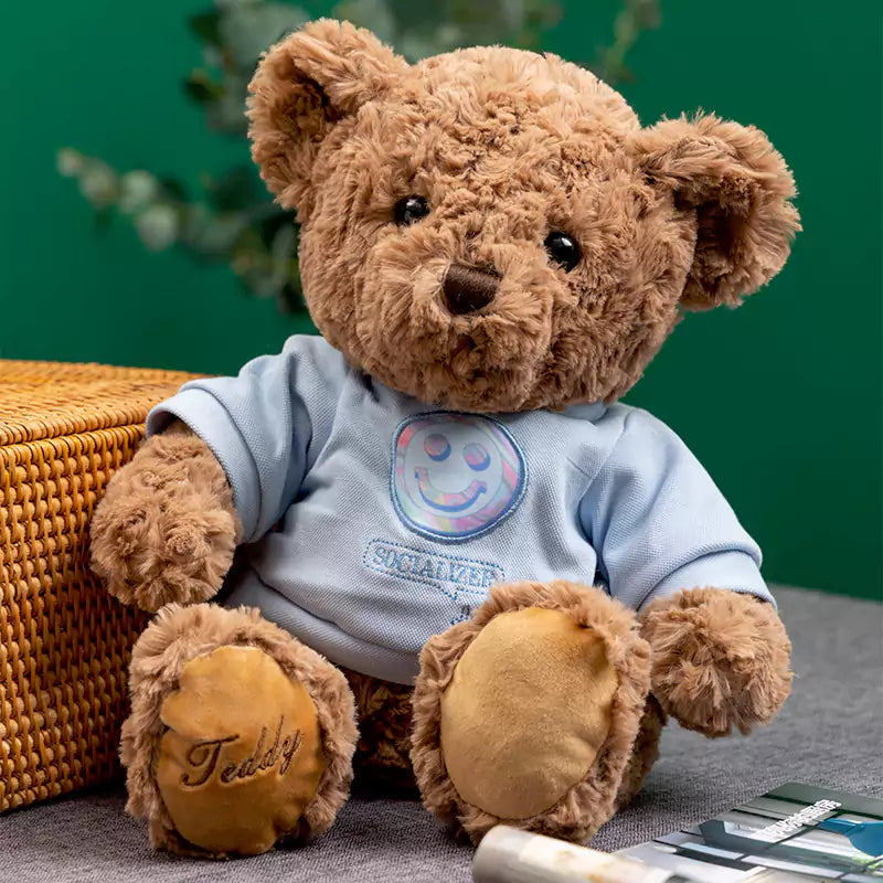 Dookilive Bear Stuffed Animals in Sweater Give Birthday Gifts to Boys and Girls