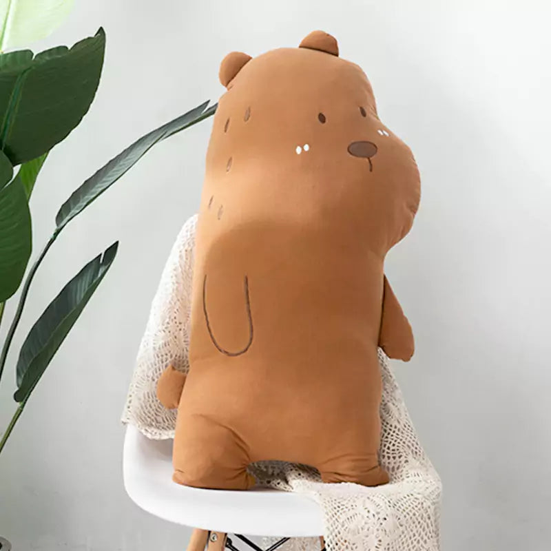 brown bear pillow