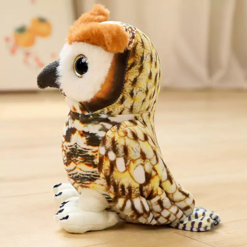 Juguete de peluche de búho de simulación Dookilive
