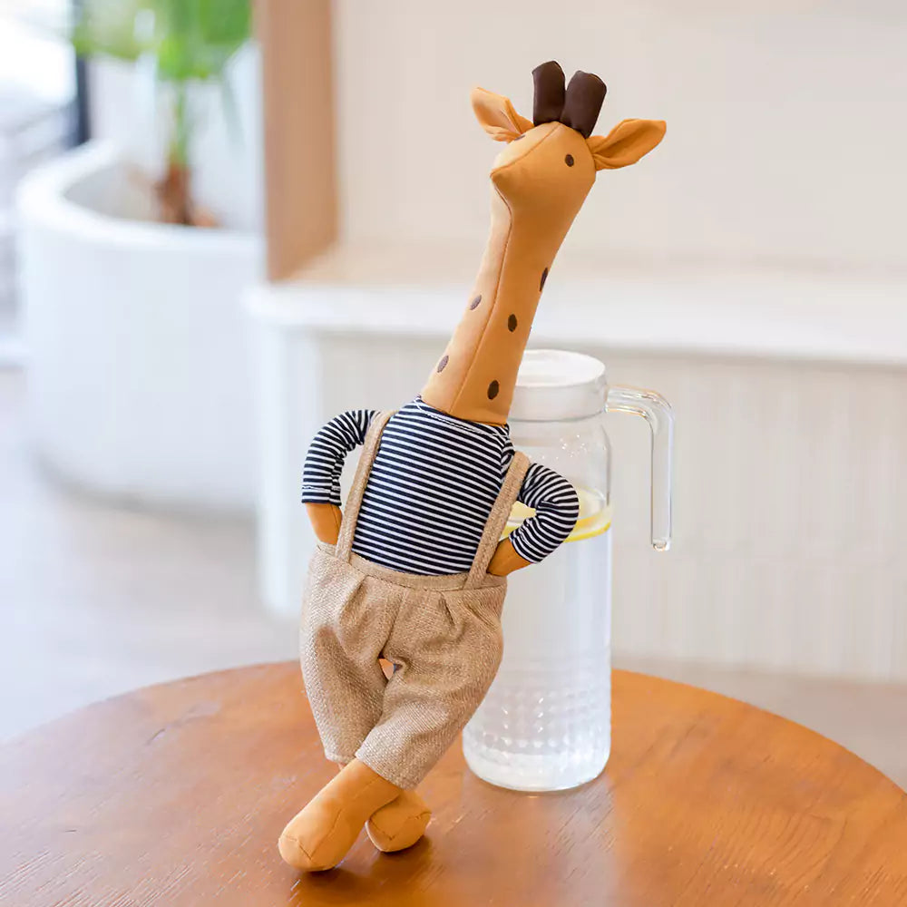 Dookilive Cotton and Linen Giraffe Doll