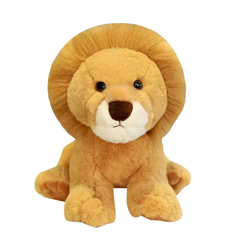 Juguete de peluche de león de imitación Dookilive