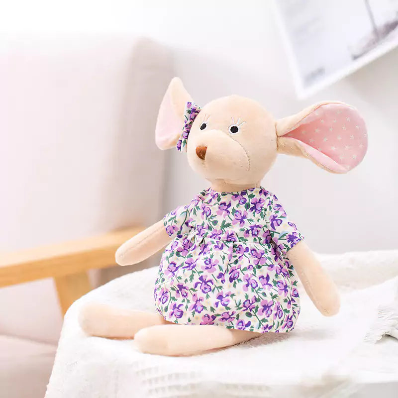 Dookilive Small Forest Animals Frog Fox and Raccoon Sleep Quietly Plush Doll