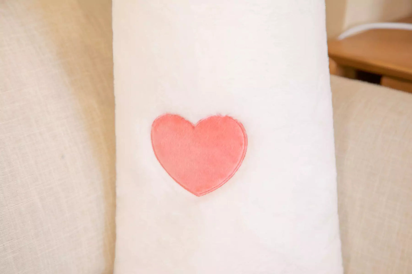 Pink love embroidery