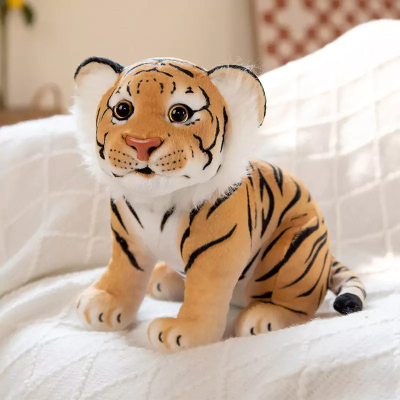 plush filled tiger squat
