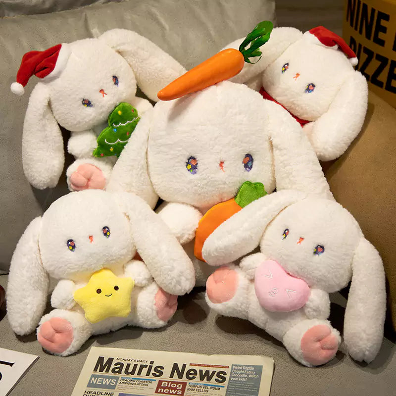 rabbit doll on the sofa