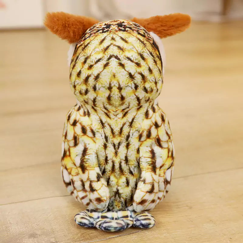 Juguete de peluche de búho de simulación Dookilive