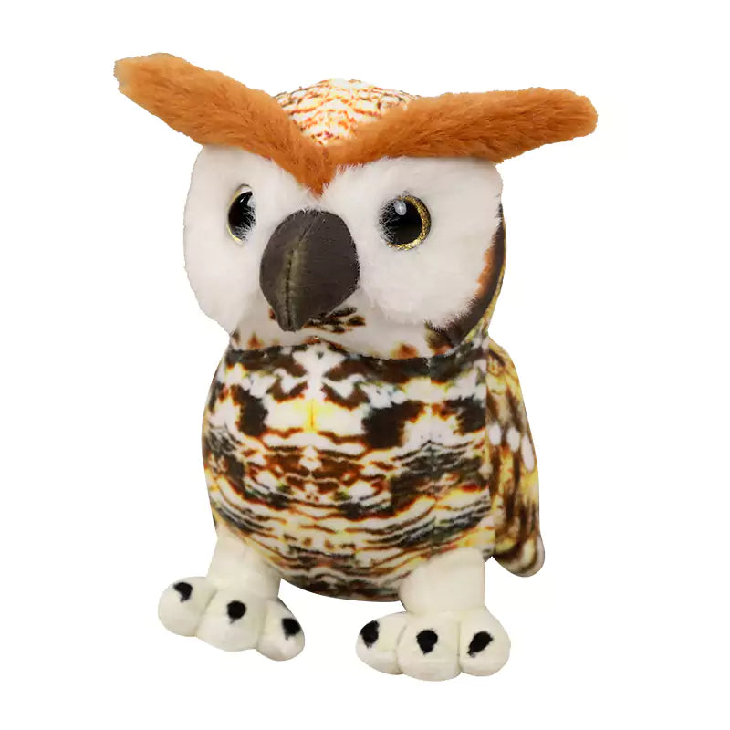 Juguete de peluche de búho de simulación Dookilive