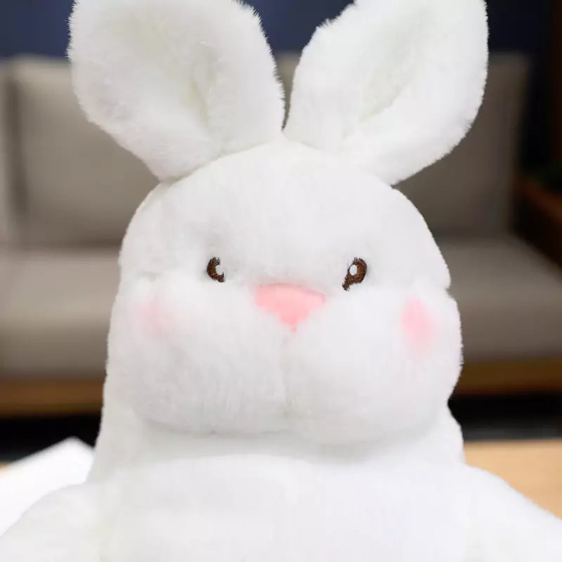 the white fat rabbit fills the doll ears