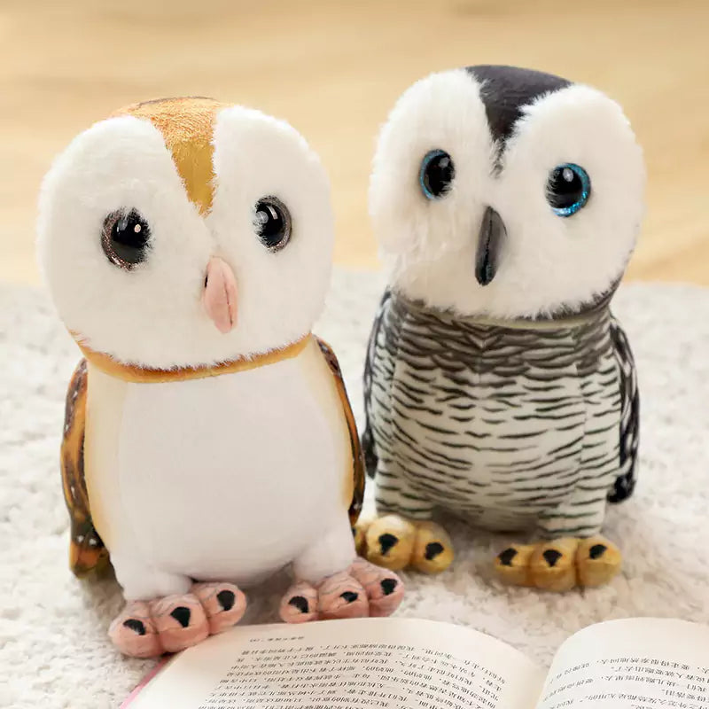 Juguete de peluche de búho de simulación Dookilive