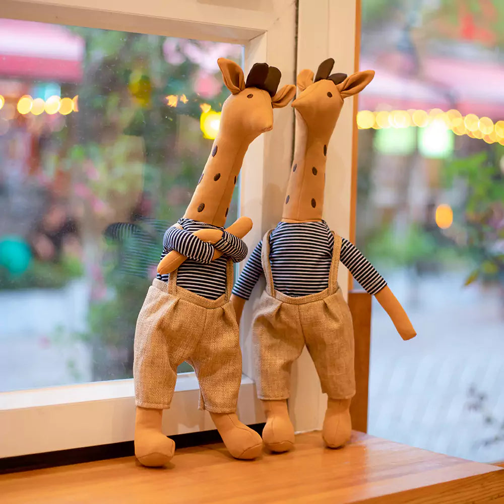 Dookilive Cotton and Linen Giraffe Doll