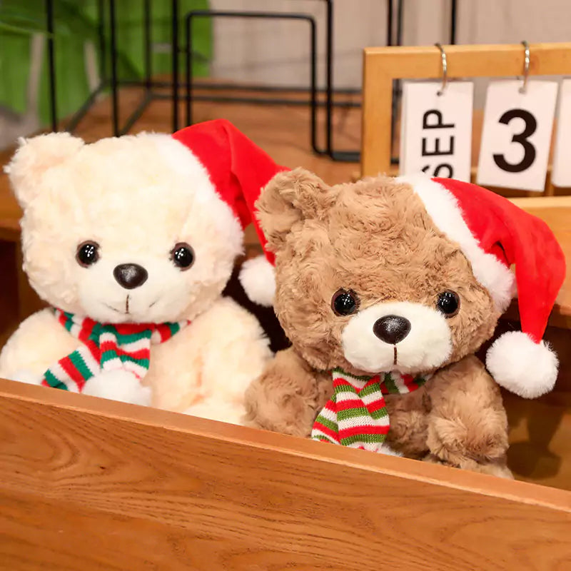 リトルベアぬいぐるみ フューリー キュートで暖かい子供向けクリスマスギフト Dookilive