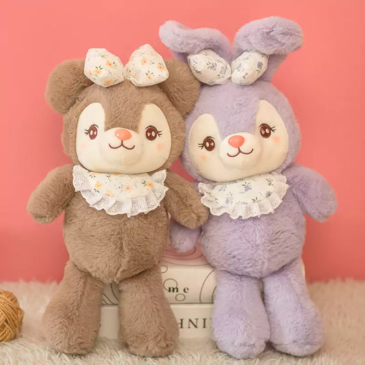 Dookilive Cute Soft Bunny Plush Filled Doll como regalo de vacaciones para amigos