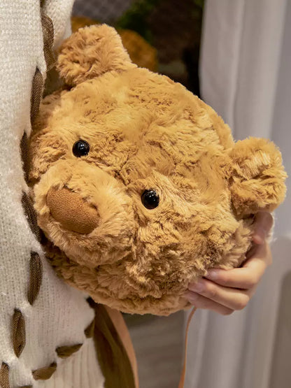 Kleines Bären-Taschen-Plüschtier-Geschenk für Kinder