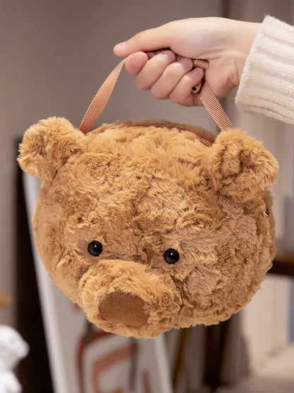Kleines Bären-Taschen-Plüschtier-Geschenk für Kinder