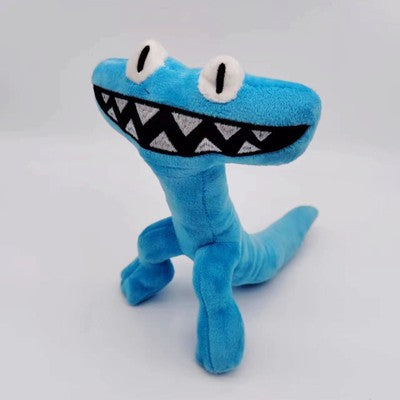 Muñeco relleno de peluche con monstruo de baba azul amigo arcoíris, regalo para amigos