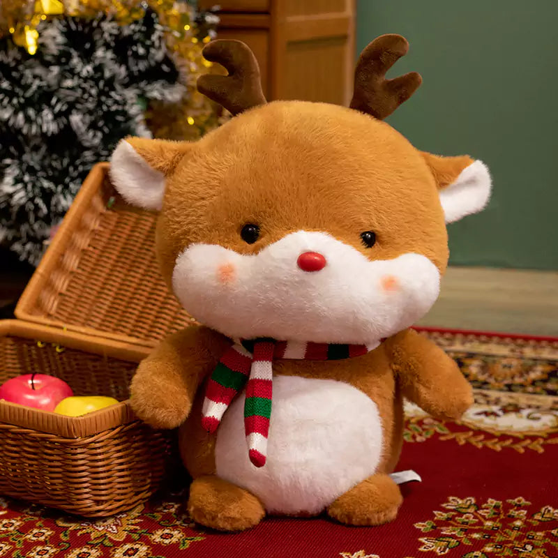 Anta Claus Muñeco de nieve Ciervo navideño Innovación de animales de peluche Lindo regalo de Navidad para novia Dookilive