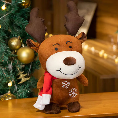 Weihnachtsmann und Weihnachtsbaum-Plüschtiere, niedliche und realistische Weihnachtsgeschenke für Kinder, Dookilive