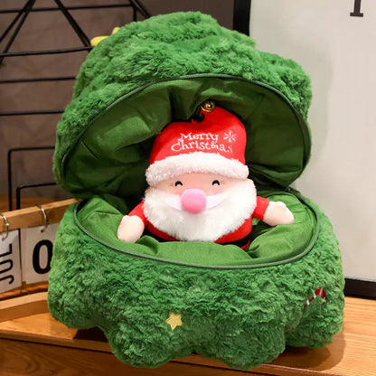 Happy Santa Claus Plush Toy Christmas Gift for Children