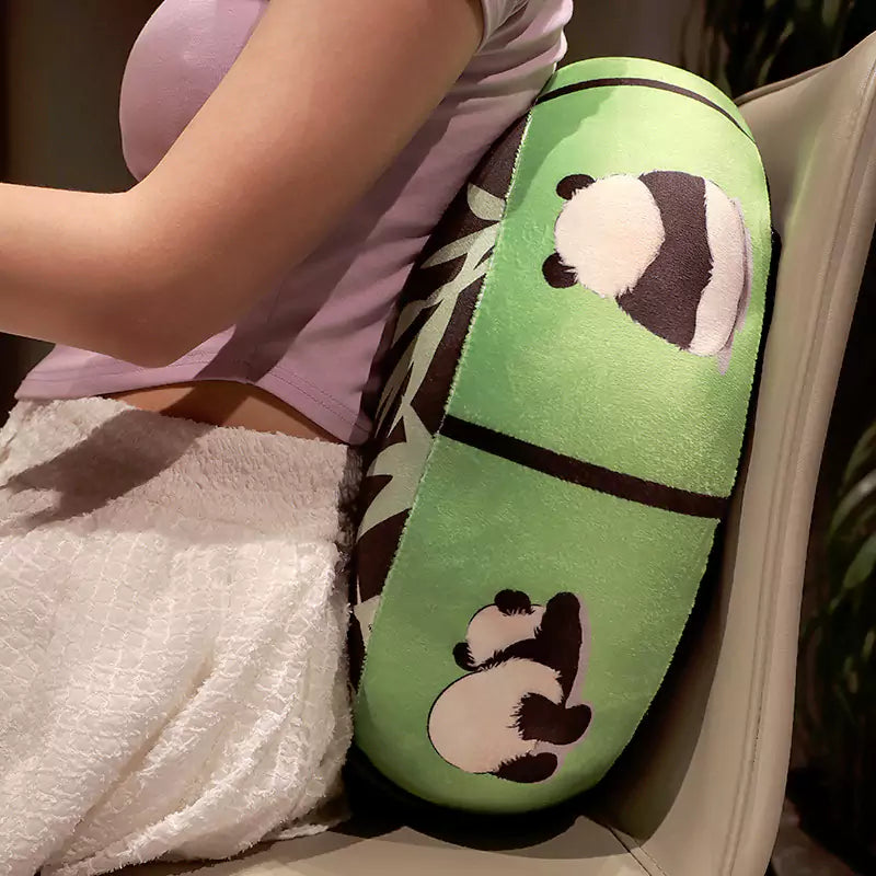 Dookilive Plüschtier-Panda-Kissen, Sofakissen, Cartoon-Muster, Zuhause, Geschenk für Mädchen