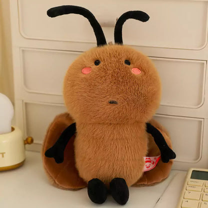 Lindo juguete de peluche de cucaracha, regalo para amigos