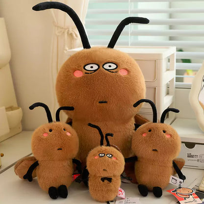 Lindo juguete de peluche de cucaracha, regalo para amigos