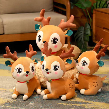 鹿のぬいぐるみ 女の子への絶妙でかわいいクリスマスプレゼント Dookilive