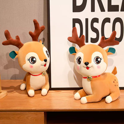 Animal de peluche de ciervo Exquisito y lindo regalo de Navidad para niñas Dookilive
