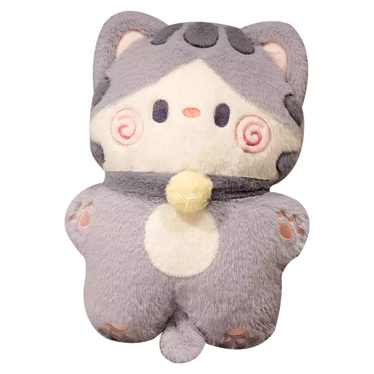 Kitten Plush Stuffed Animal Cute Fat Sleeping Birthday Gift for Girls Dookilive