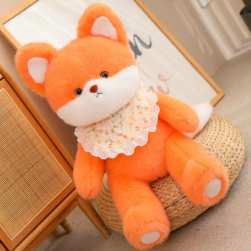 Cute Elephant and Fox Plush Toy Birthday Gift for Children