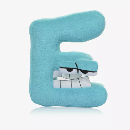 Dookilive Lustiges Wurfkissen mit englischen Buchstaben, geeignet für Komfort und Lernspielzeug für Babys