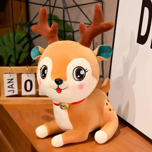 Animal de peluche de ciervo Exquisito y lindo regalo de Navidad para niñas Dookilive