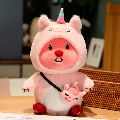 Beaver Loopy Plush Stuffed Animal Novelty and Cute Birthday Gift