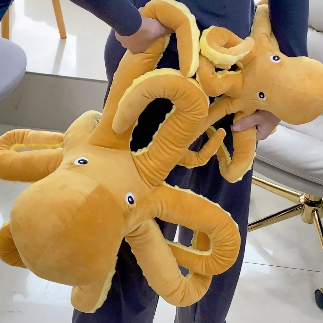 Plüschtier, Oktopus-Puppe, niedliches Meereslebewesen-Spielzeug für Kinder