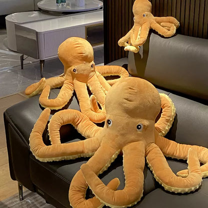 Plüschtier, Oktopus-Puppe, niedliches Meereslebewesen-Spielzeug für Kinder