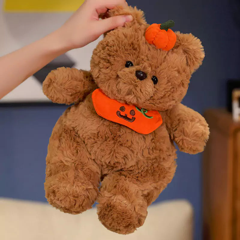 Peluche de oso de calabaza, regalo de Halloween para niños