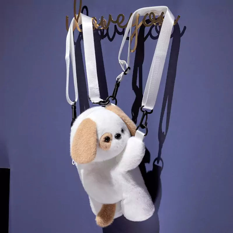 Small Animal Plush Toy Cartoon Crossbody Bag Birthday Gift for Girls